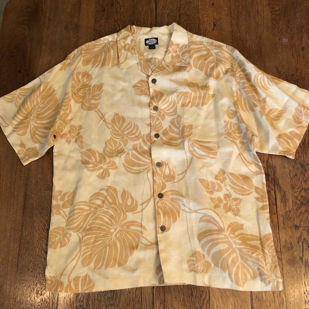Tommy Bahama linen button down shirt size XL